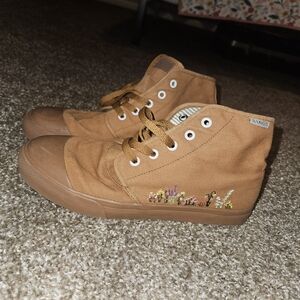 Bangs Women's Tan High-Top Sneakers